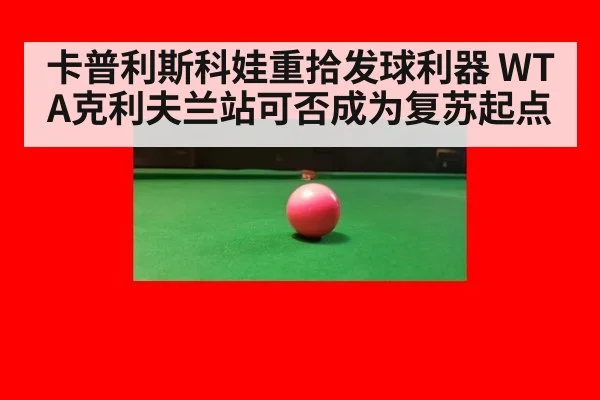 卡普利斯科娃重拾发球利器 WTA克利夫兰站可否成为复苏起点